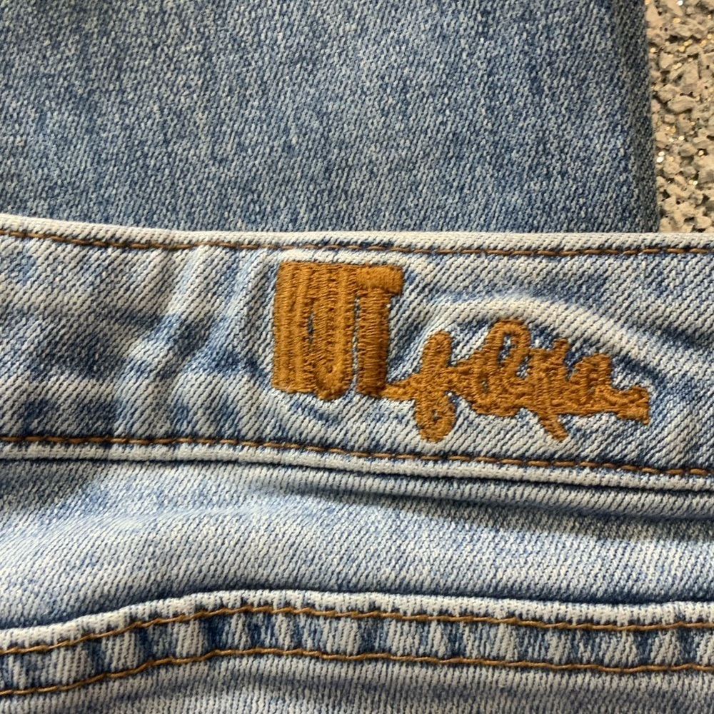 Kut from the Kloth Light Blue Ripped Boyfriend Jeans - Picture 10 of 12